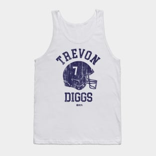 Trevon Diggs Dallas Helmet Font Tank Top